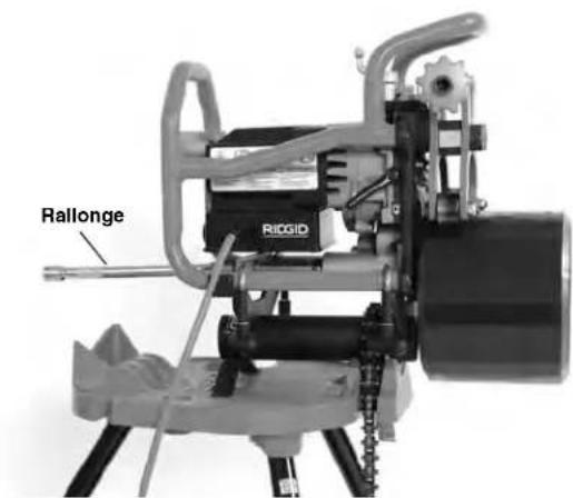 RIDGID B500 - Configuration machine fixe/tuyau rotatif - 4