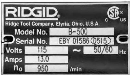 RIDGID B500 - íconos - 3