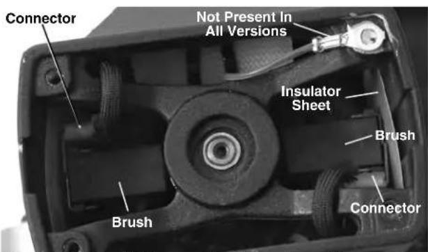 RIDGID B500 - Replacing Carbon Brushes - 1