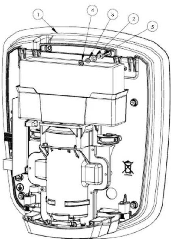 World Dryer VERDEdri V2 - Liste des pièces et diagramme d'installation - 1