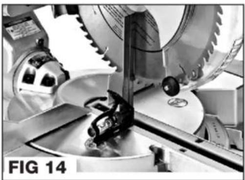 Genesis GMSDR1015LC - Pour régler l'arrêt fixe de biseau à 0° - 1