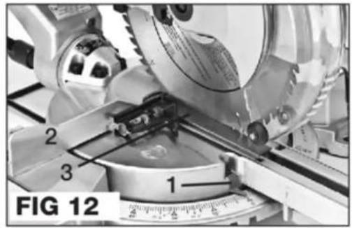 Genesis GMSDR1015LC - Mise d'équerre de la LAME par rapport au GUIDE (FIG 12, 13) - 1