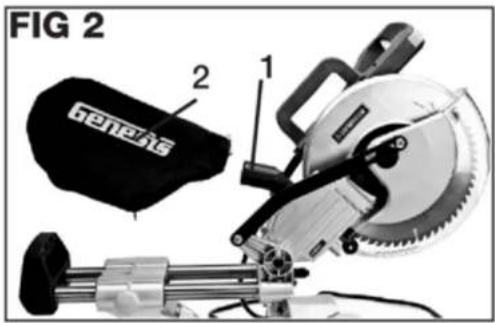 Genesis GMSDR1015LC - Fixation de la pièce (FIG 5) - 1