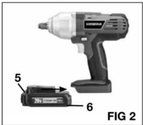 Genesis GLCD2038A - Chargement des batteries (FIG 3) - 1