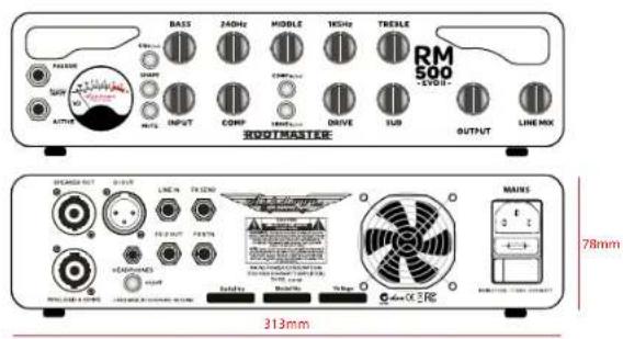 RMS/MASTER MAIN 313mm 78mm