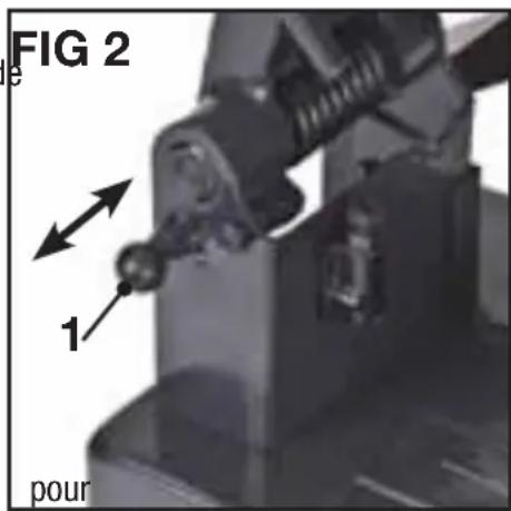 Genesis GMCS140 - Démontage et montage de la lame à abrasive (FIG 3, 4) - 1