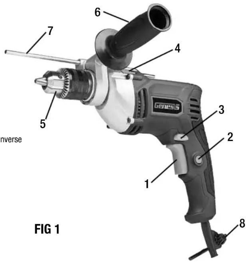 Genesis GHD1275 - Votre perceuse à percussion - 1