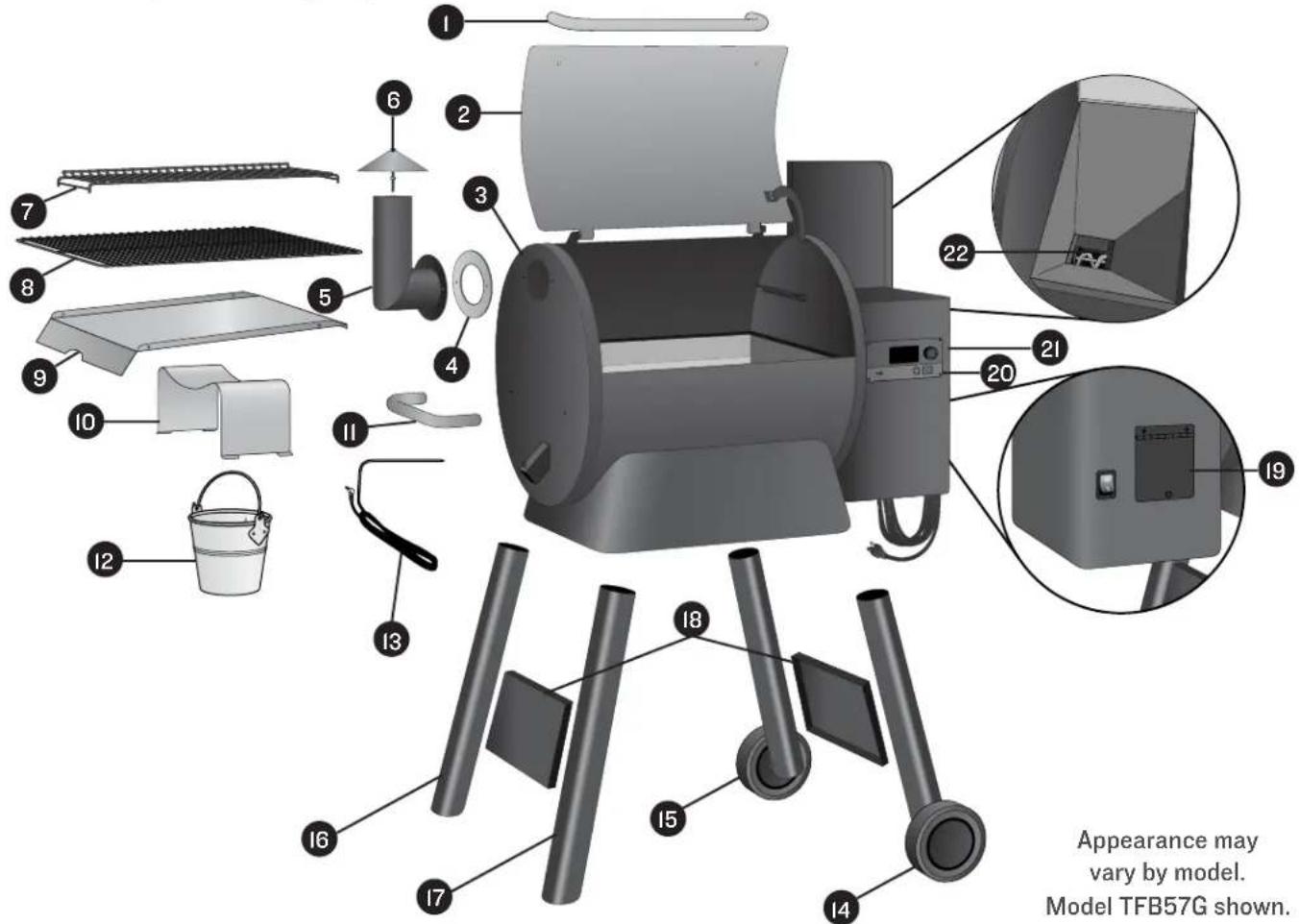 TRAEGER PRO 780 - GETTING TO KNOW YOUR GRILL - 1