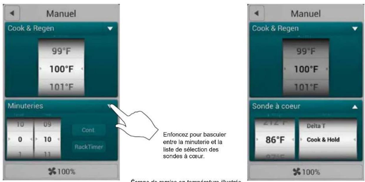Blodgett BCT202E - Suivez cette procédure pour les trois modes de cuisson avec la sonde à cœur. - 1