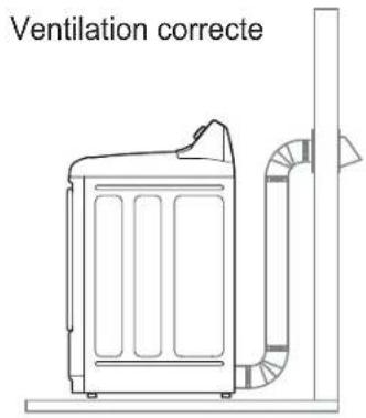 WINIA WTP4521W - Connexion d'évent de sécheuse - 1