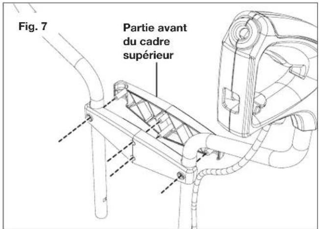 Fig. 7 Partie avant du cadre supérieur
