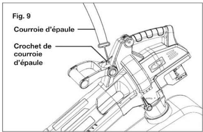 Sun Joe BDLA0197 - Pose et ajustement de la courroie d'épaule - 1