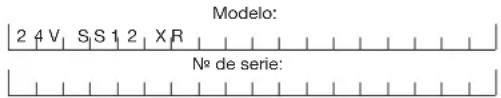 Snow Joe 24VSS12XRRED - Modelo y número de serie - 1