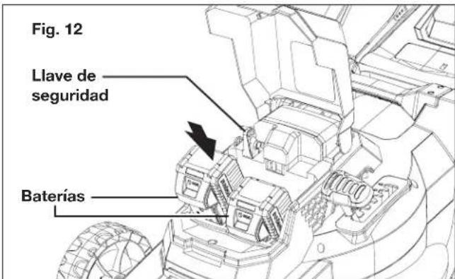Fig. 12 Llave de seguridad Baterías