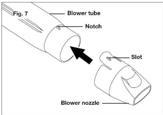 Sun Joe 24VX2JB500CT - Attaching the Jet Blower Tube - 3