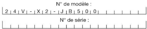 Sun Joe 24VX2JB500CT - Numéros de modèle et de série - 1