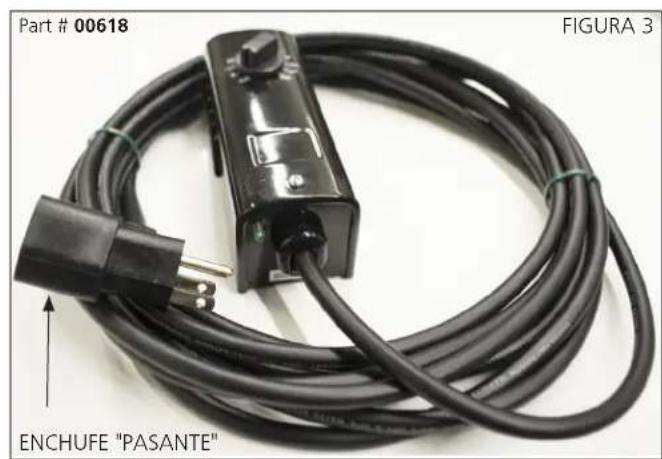 Part # 00618 FIGURA 3 ENCHUFE "PASANTE"
