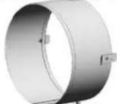 HeatStar NOMAD HS115SF - Conducto largo y difusor - 2