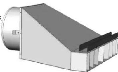 HeatStar NOMAD HS115SF - Long Duct &amp; Diffuser - 8