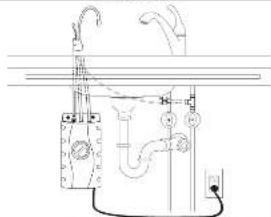InSinkErator C1300 - 全套系统示意图 - 1