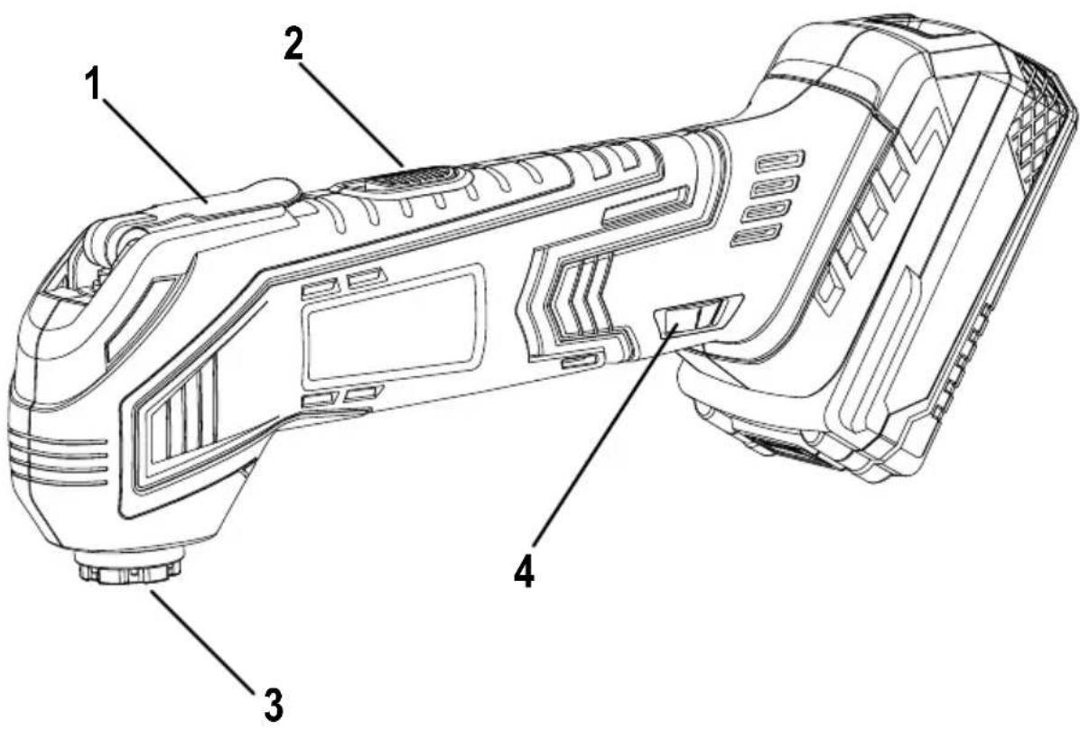 Toolcraft MW623 - Components and controls - 1