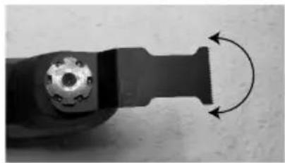 Toolcraft MW623 - A) Montage/changement de la lame de l'outil - 4