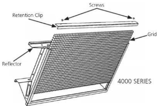 Retention Clip Screws Grid Reflector 4000 SERIES