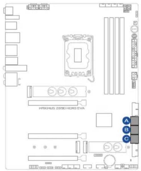 ASUS ROG MAXIMUS Z690 HERO EVA EDITION - 8.SATA6Gb/s 水一卜 - 1