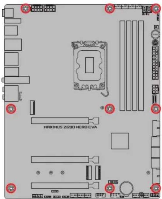 ASUS ROG MAXIMUS Z690 HERO EVA EDITION - マサイーネトを取り付ける - 4