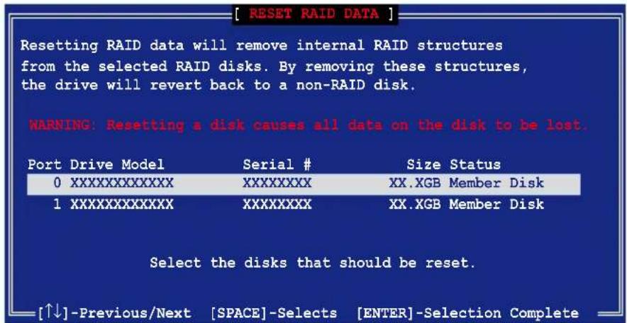 ASUS P5WDG2 WS Professional - RAID 構築されたHDDのリセット方法 - 1