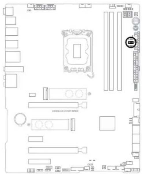 ASUS ROG MAXIMUS Z790 APEX - Slow Mode スイチ - 1