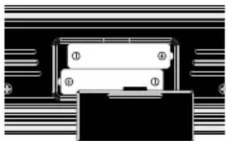Laserliner DigiLevelLaser G40 - Plaatsen van de batterijen - 1