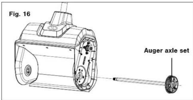Snow Joe 24VX213SSCT - Replacing the Auger - 6