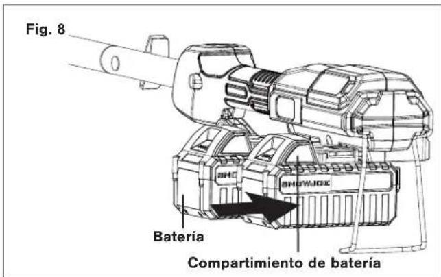 Snow Joe 24VX213SSCT - Encendido de la máquina - 1