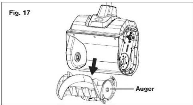 Snow Joe 24VX213SSCT - Replacing the Auger - 7