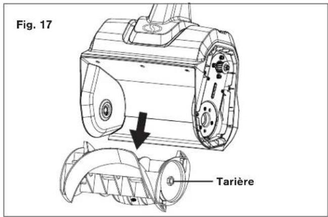Snow Joe 24VX213SSCT - Remplacement de la tarière - 7