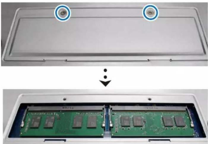 SYNOLOGY DVA3221 - Pour retirer le module de mémoire - 1