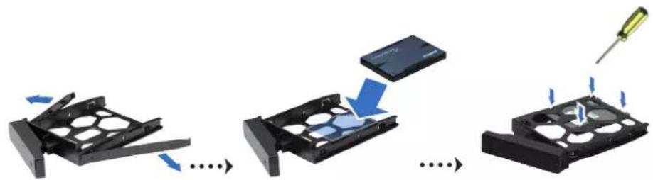 SYNOLOGY DVA3221 - Installation des disques - 4