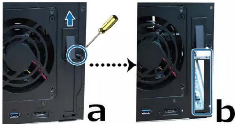 SYNOLOGY M2D18 - Pour installer la carte adaptatrice M2D18 : - 4