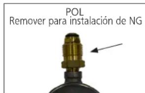 HeatStar NOMAD HS115TC - INSTALACION PARA GAS NATURAL - 1