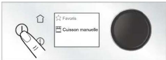 Favoris Cuisson manuelle