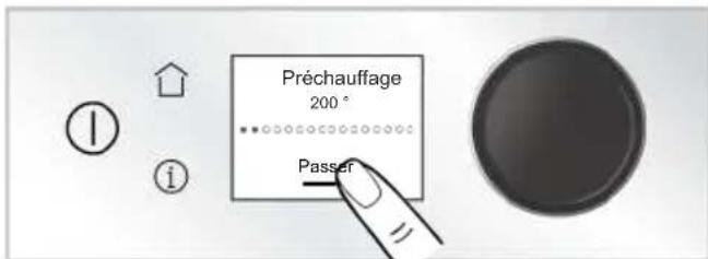 Préchauffage 200° Passer