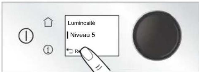 Luminosité Niveau 5 ← Re