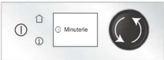 ① ② Minuterie