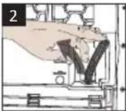 BEKO DF7332TX0 - Raccord du tuyau de vidange de l'eau - 2