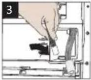 BEKO DF7332TX0 - Raccord du tuyau de vidange de l'eau - 3