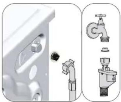 BEKO HTV7732XA01 - Het reinigen van de watertoevoerfilters - 1