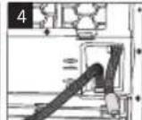 BEKO DS7436PX0 - De waterafvoerslang aansluiten - 4