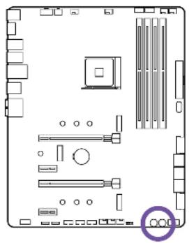 NZXT N7 B550 - Boutons d'alimentation et de réinitialisation - 1