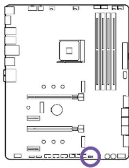 NZXT N7 B550 - Boutons d'alimentation et de réinitialisation - 1